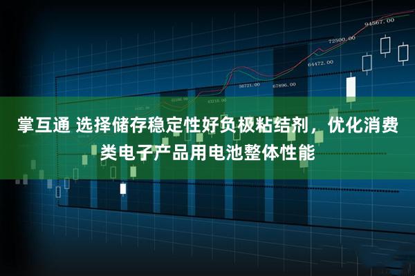 掌互通 选择储存稳定性好负极粘结剂，优化消费类电子产品用电池整体性能